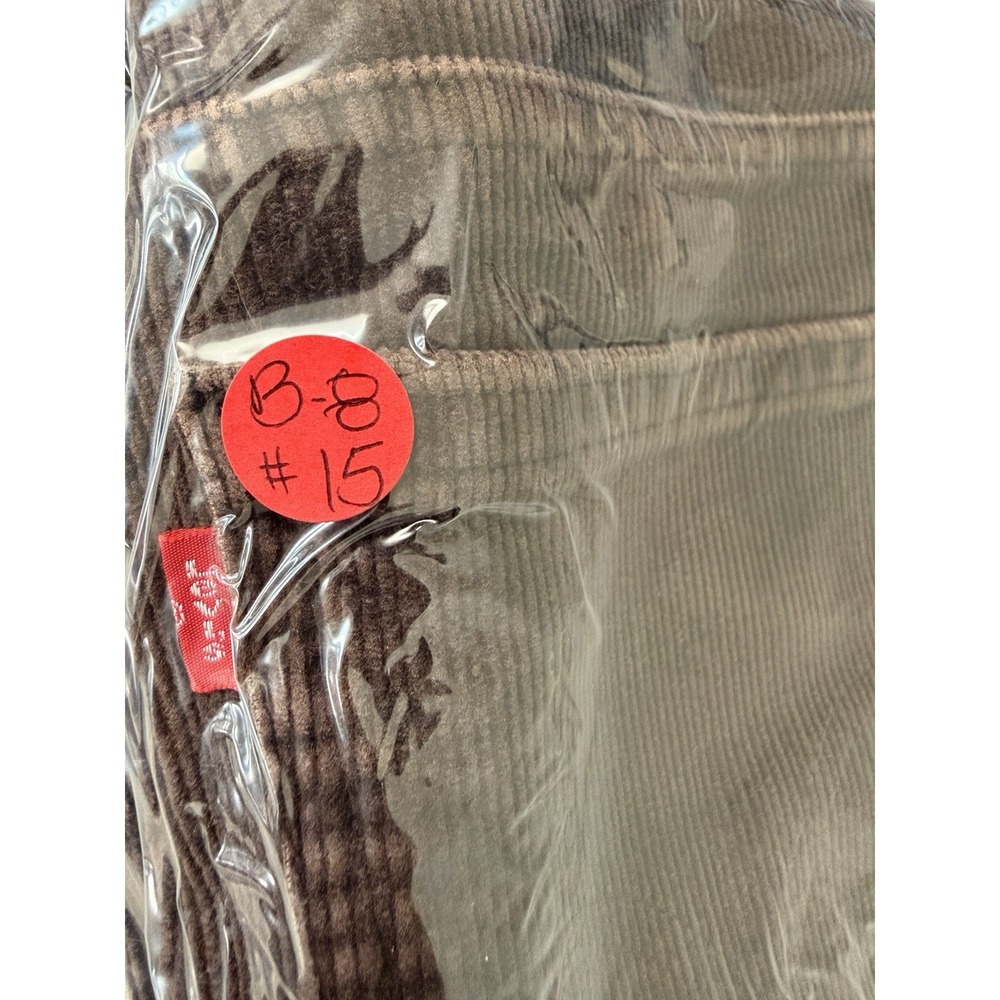 VTG Levi's 505 Straight Leg Jeans Women's Size 14 Corduroy Brown Cotton Pants - Picture 13 of 13